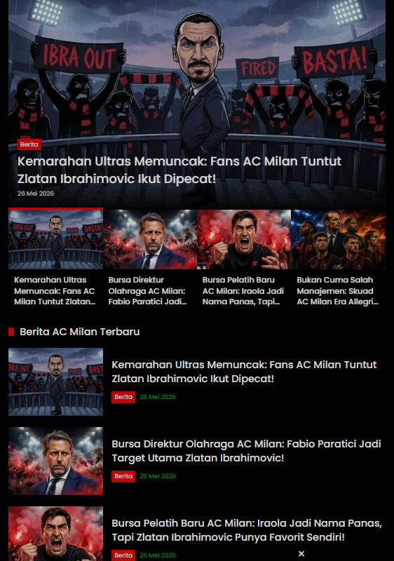 beritamilancom's tweet photo. Semua berita AC Milan terbaru hari ini dapat kawan-kawan Milanisti baca selengkapnya di situs https://t.co/YGpMAK33Sd✅

#acmilan #SerieA #ForzaMilan https://t.co/G0RzV82xlX