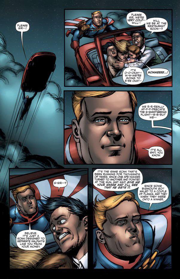 memoryofxela's tweet photo. @illaoiarmpit @Jaereku I think it’s more about HOW it’s used than the fact that it’s used. What reason did he have to say this to the all white family? It just feels random and unnecessary. I read the whole series and still really enjoyed it, but you can’t blame people. https://t.co/mzvmiHEMU8