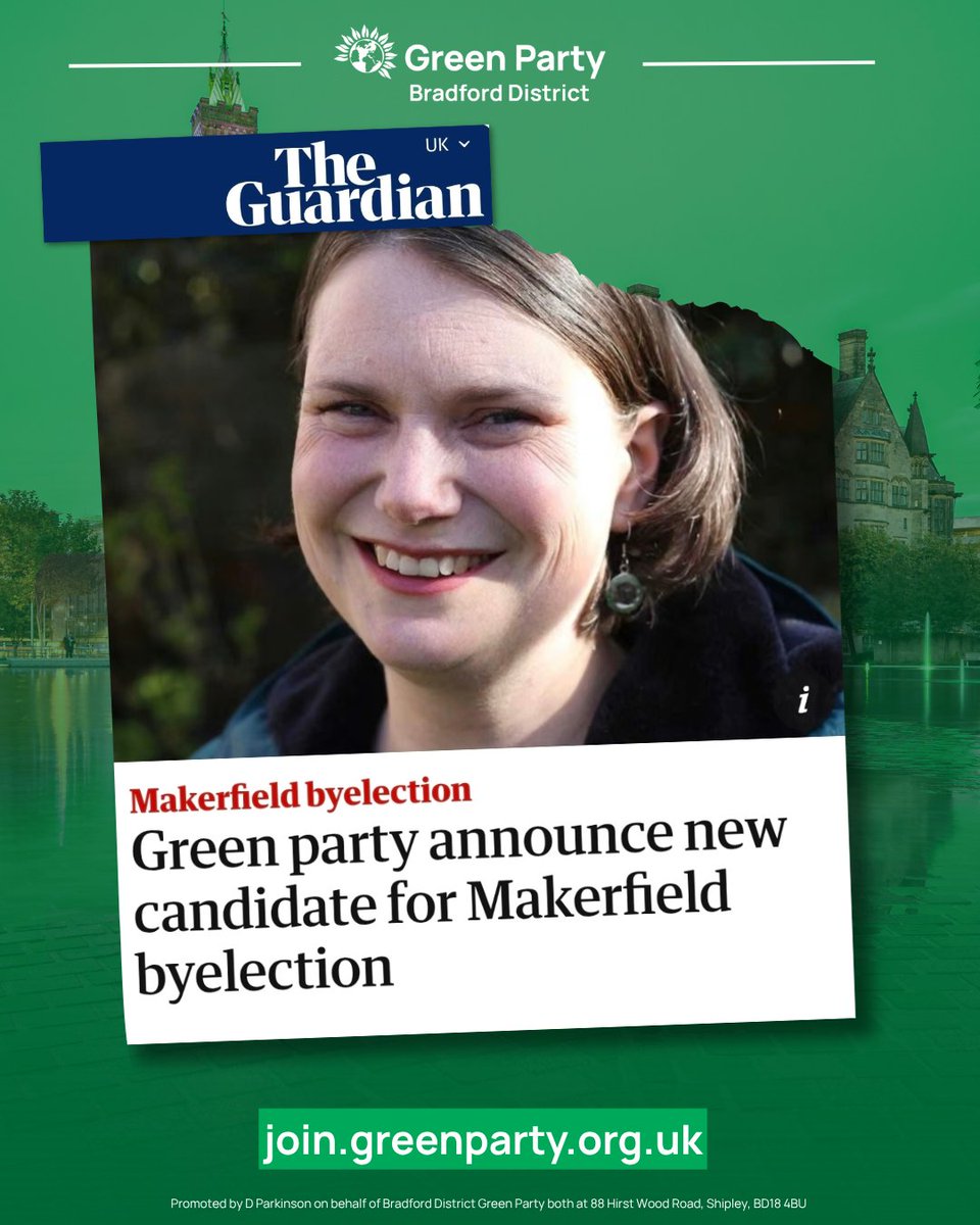 Bradford Green Party tweet media
