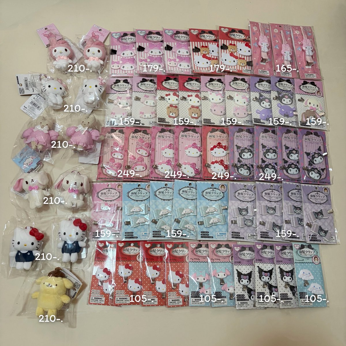 TheGkoreastore's tweet photo. ✅ สินค้า sanrio พร้อมส่ง 

💗ส่งฟรีทุกชิ้น💗 
‼️ ชิ้นถัดไปลด10 คละได้‼️

💗 mymelody kitty kuromi cinnamon pochacco usahana 

🏠🌷เพิ่มเติม/ สั่งซื้อ ทักไลน์หรือDM
#กิ๊บsanrio  #ตลาดนัดซานริโอ้ #ตลาดนัดsanrio https://t.co/CYGn8E9Egk