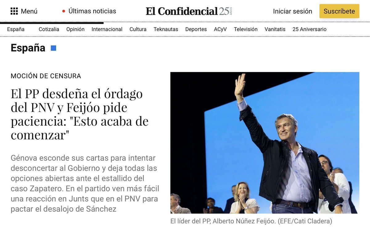 anluma99's tweet photo. “ Esto acaba de empezar”
La prensa de derechas ya no disimula su cooperación en este intento de golpe de estado blando contra el gobierno Sanchez. La derecha ha decidido dejar de fingir. Se acabaron los rodeos: ahora se escribe a pecho descubierto. La prensa conservadora ya no informa: coordina. .