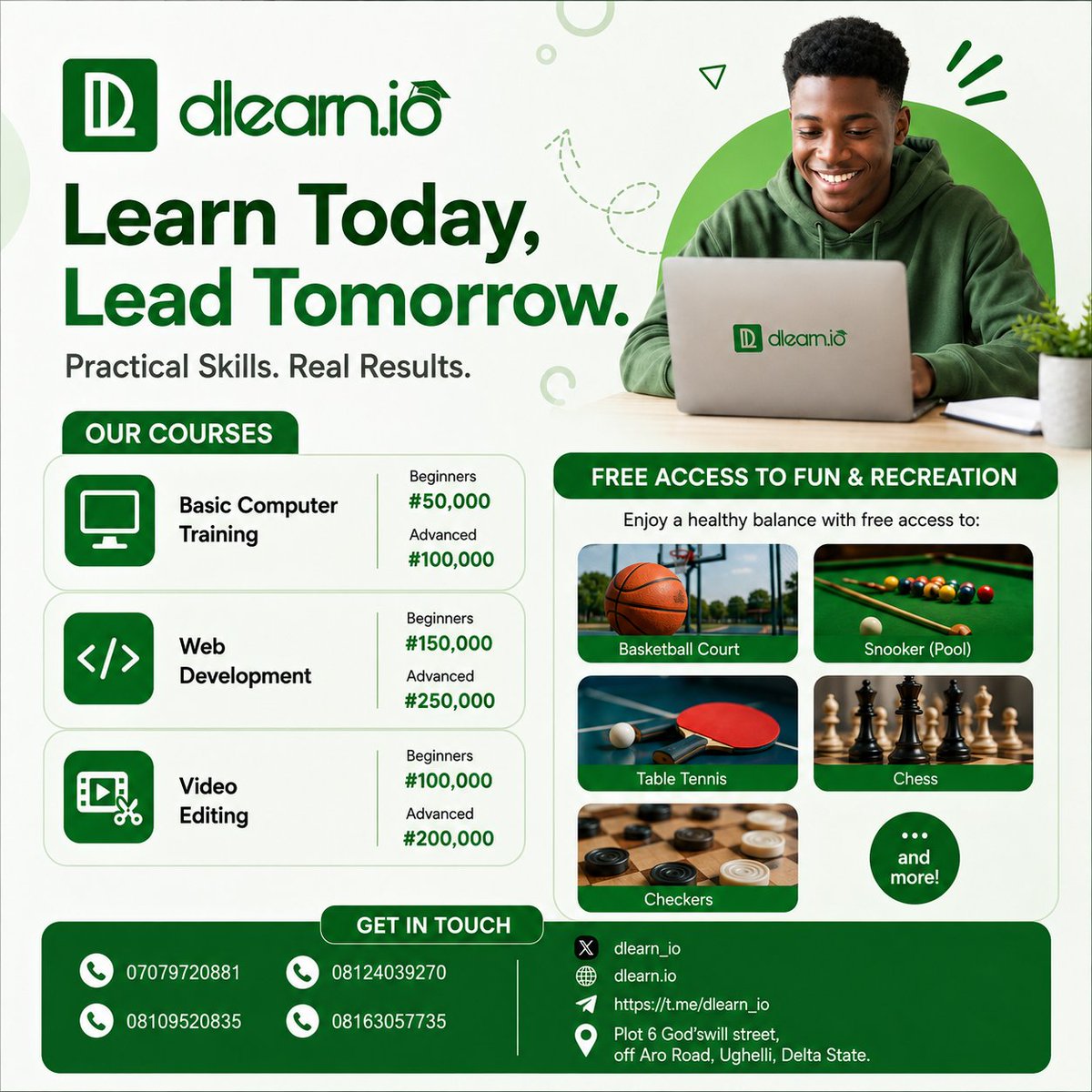 dLearn_io's tweet photo. We live. We Real.
Physical classes available. https://t.co/q0ldurC0Bk