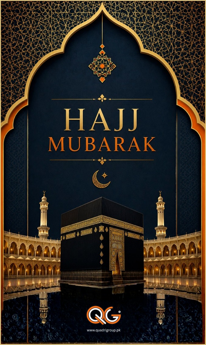 quadrigrouppak's tweet photo. 𝗛𝗮𝗷𝗷 𝗠𝘂𝗯𝗮𝗿𝗮𝗸
May this blessed Hajj bring peace, mercy, and countless blessings to Muslims around the world.
May Allah accept the prayers, sacrifices, and good deeds of every believer, grant unity to the Ummah, and fill our hearts with faith, forgiveness, and compassion https://t.co/qPaN2UcGcL