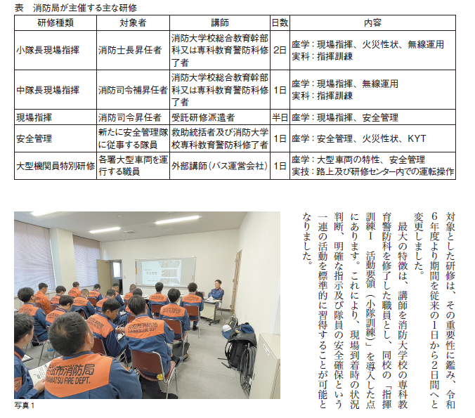 Monthly_shobo's tweet photo. #月刊消防 5月号発売中！
特集「訓練をアップデート」。浜松市消防局の技能訓練の取組を紹介しています。現場指揮研修や、安全管理研修、SNSによる情報発信についてご寄稿いただきました。＃指揮研修 #安全管理研修 ＃情報発信
https://t.co/gLBvVytdml https://t.co/6aabhqxsmy