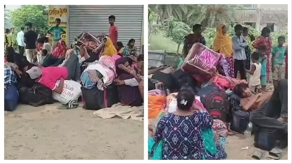 बंगाल में घुसपैठियों में दिखने लगा खौफ, चेकपोस्टों पर अवैध प्रवासियों की आ  गई 'बाढ़' पश्चिम बंगाल में बीजेपी सरकार की नई शुरू की गई 'पहचानो ...