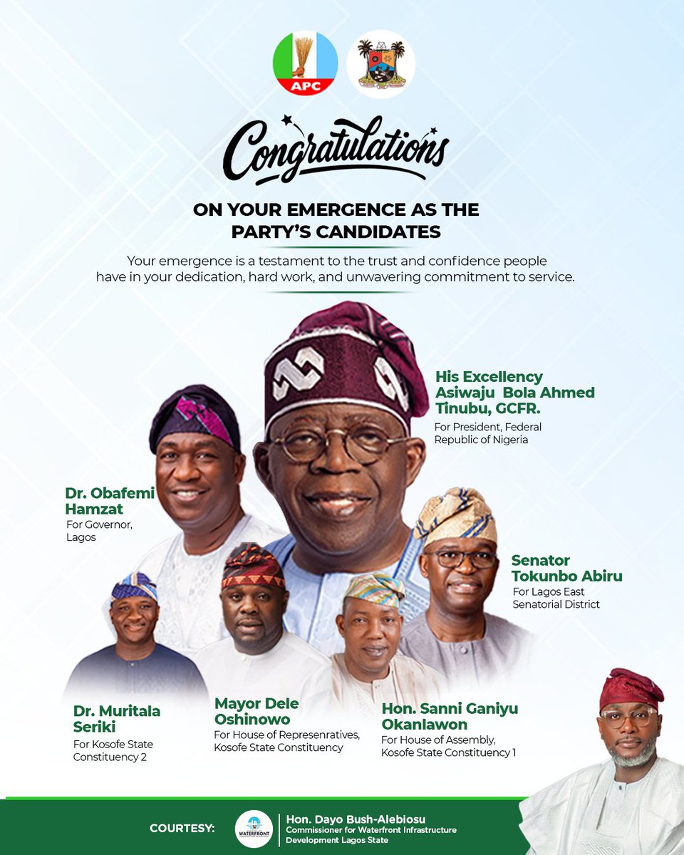 Hon. Dayo Bush-Alebiosu tweet media