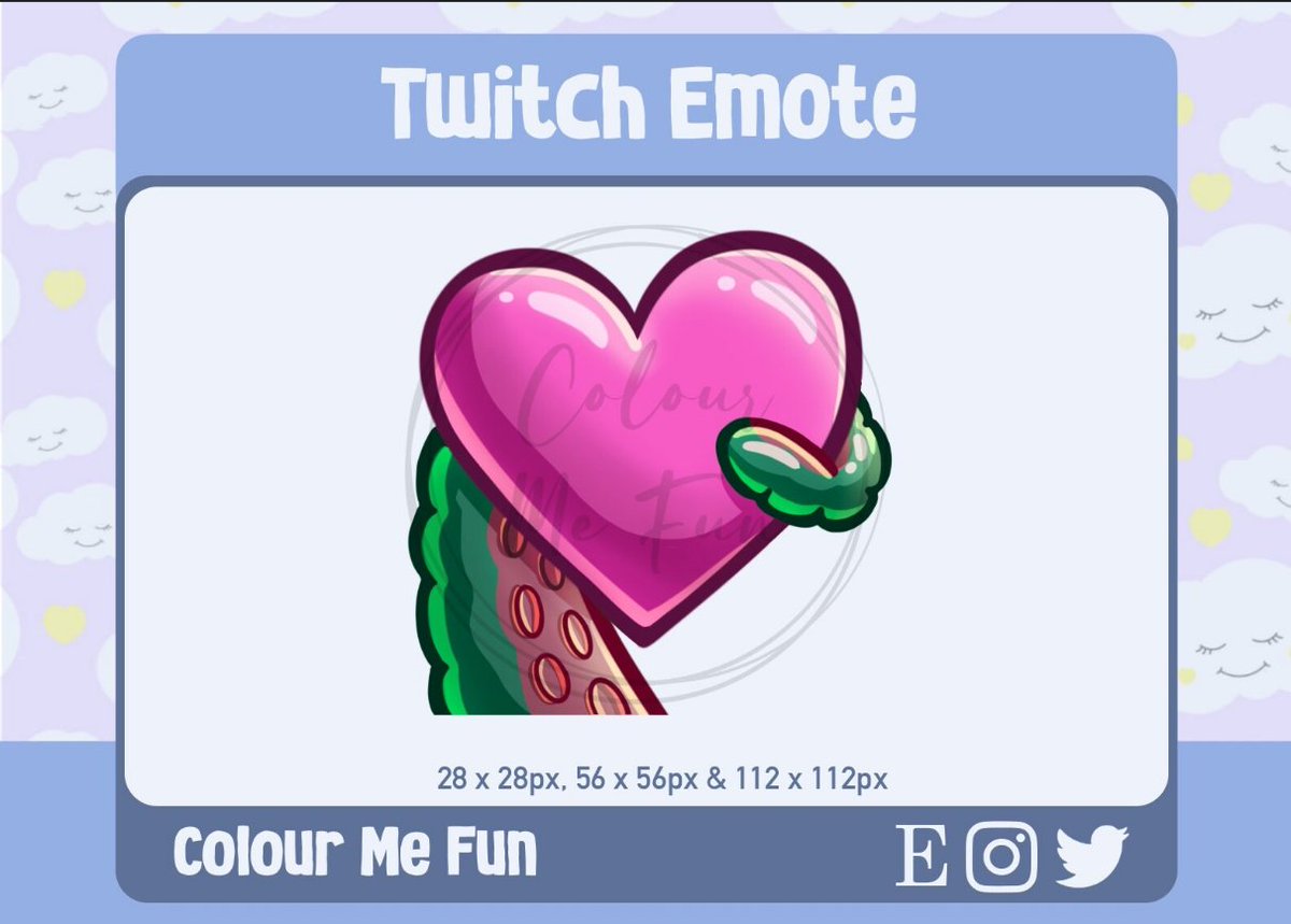 ColourMeFun's tweet photo. Been adding more ready-to-use emotes and sub badges to my Etsy shop lately 🎨 

If you’re a streamer who wants some quick channel art without starting from scratch, they’re there whenever you need them ✨

#TwitchStreamer #Emotes #StreamerAssets https://t.co/Rg34wa2A2l
