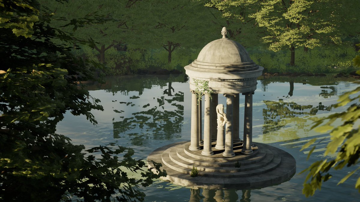 luciardomeno's tweet photo. some renders for one of my classes on my master's degree!

I want to work on the foliage some more, and the lighting needs some tweaking as well, but I'm happy with how it's going. All feedback is appreciated (⁠◕⁠ᴗ⁠◕⁠✿⁠)

#3D #Diorama #UnrealEngine5 #UE5 https://t.co/kzXFujW4uF