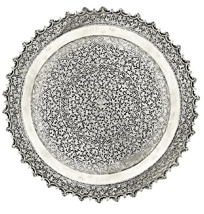 SophiaFioren's tweet photo. Ceremonial tray (kerikal), Malaysia, 1887. https://t.co/8YLCSu3rLn