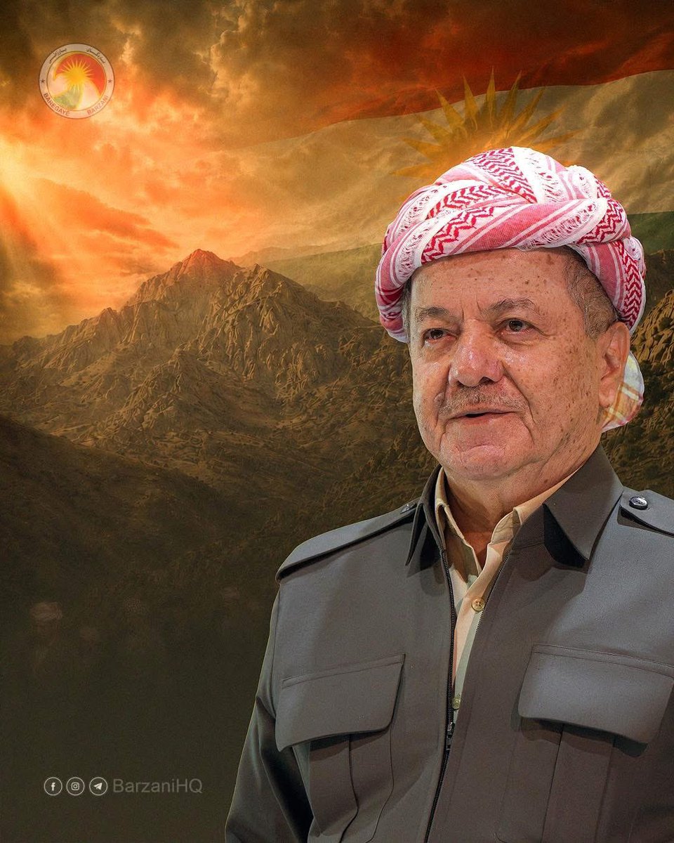 kdpfro's tweet photo. President Barzani’s Message on the 50th Anniversary of the May (Gulan) Revolution

In the name of God, the Most Gracious, the Most Merciful,

The May (Gulan) Revolution marked an important and decisive stage in the struggle of the people of Kurdistan. It was a continuation of the great September Revolution, carrying forward its message and objectives.

The May Revolution demonstrated to all that, even if the struggle of the people of Kurdistan faces a temporary setback at any stage, the will of this people will never be broken. On the contrary, they will continue their struggle and resistance with renewed hope and determination until their sacred goals are achieved.

The May Revolution prevailed because it was founded on the bravery of the Peshmerga, the steadfastness of the people, strong organization, and the clarity of its slogans and objectives.

On the 50th anniversary of the outbreak of the May Revolution, I extend my appreciation to the people of Kurdistan, and to all the fighters, Peshmerga, and patriots who played a heroic role in this revolution, whether inside Kurdistan or abroad. Through their sacrifice and dedication, they wrote a bright chapter in the history of their people—one filled with pride and glory.

On this occasion, we pay tribute to the soul of the first martyr of the May Revolution, Martyr Sayyid Abdullah Haji Omrani, and to the souls of all the martyrs of the May Revolution, as well as all the martyrs of the Kurds and Kurdistan.

The freedom and achievements our people enjoy today are the result of the blood of the martyrs, the heroism of the Peshmerga, and the efforts and dedication of the fighters of the May Revolution and all the revolutions of the people of Kurdistan.

Masoud Barzani  
May 26, 2026
@masoud_barzani 
@KDPinfo