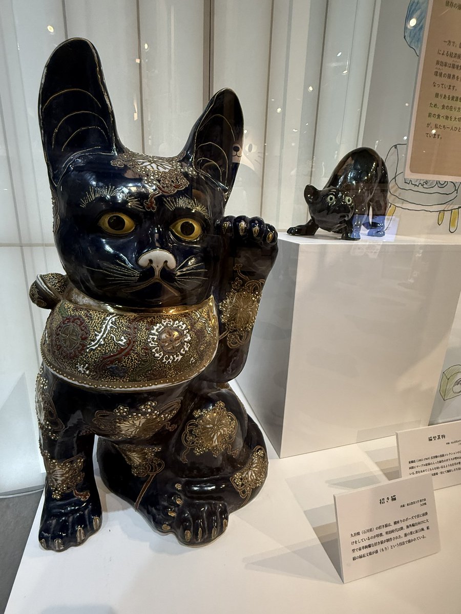 hyusaurs's tweet photo. 猫好きの皆さま

東京農大大学　「食と農」の博物館
企画展　猫のすゝめ

人と猫との歴史
種類や習性など

猫たちの紹介スライドを、みんなずっと座って見続けていてほっこり

8/30まで
休館日:月曜・祝日 https://t.co/nYZ8g4rGfM