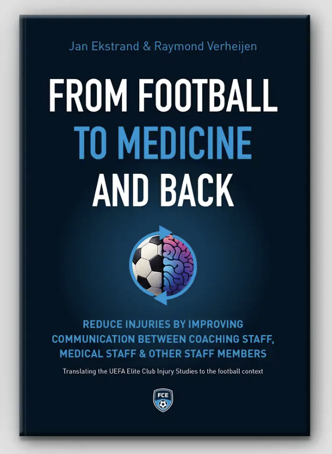 raymondverheije's tweet photo. The book From Football To Medicine And Back is here!

More than twenty years of monitoring Champions League injuries, @JanEkstrand and I have written the book for coaches, medical staff and everyone who wants to understand the cause of injuries

https://t.co/TGnGrETPT4

#football https://t.co/z2IkDtauEb