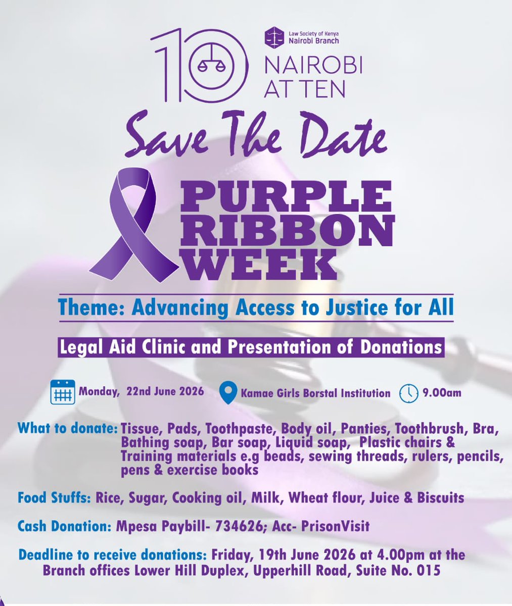 Law Society of Kenya -Nairobi Branch tweet media