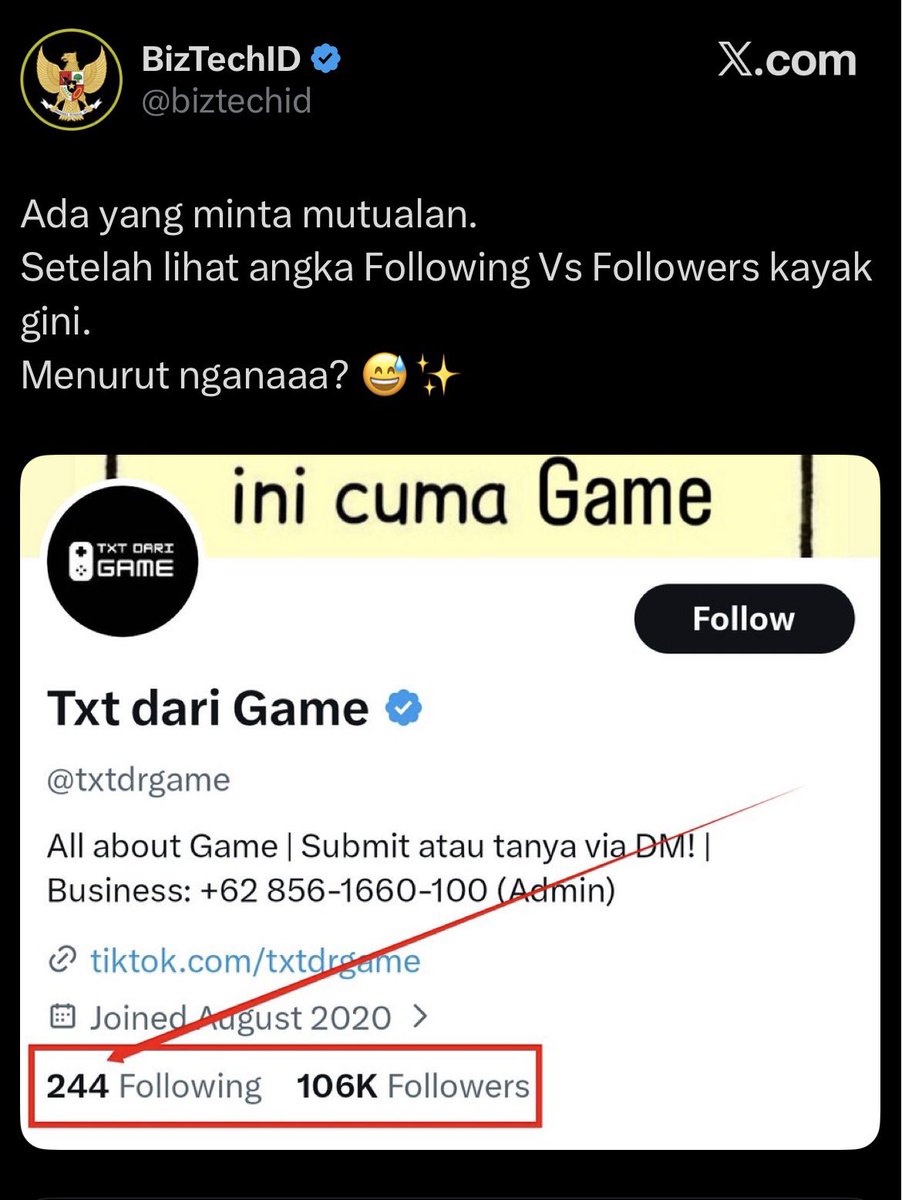 Txt dari Game tweet media