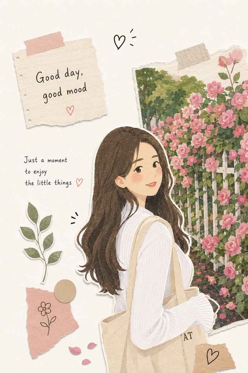 Photo to Kawaii Scrapbook Illustration