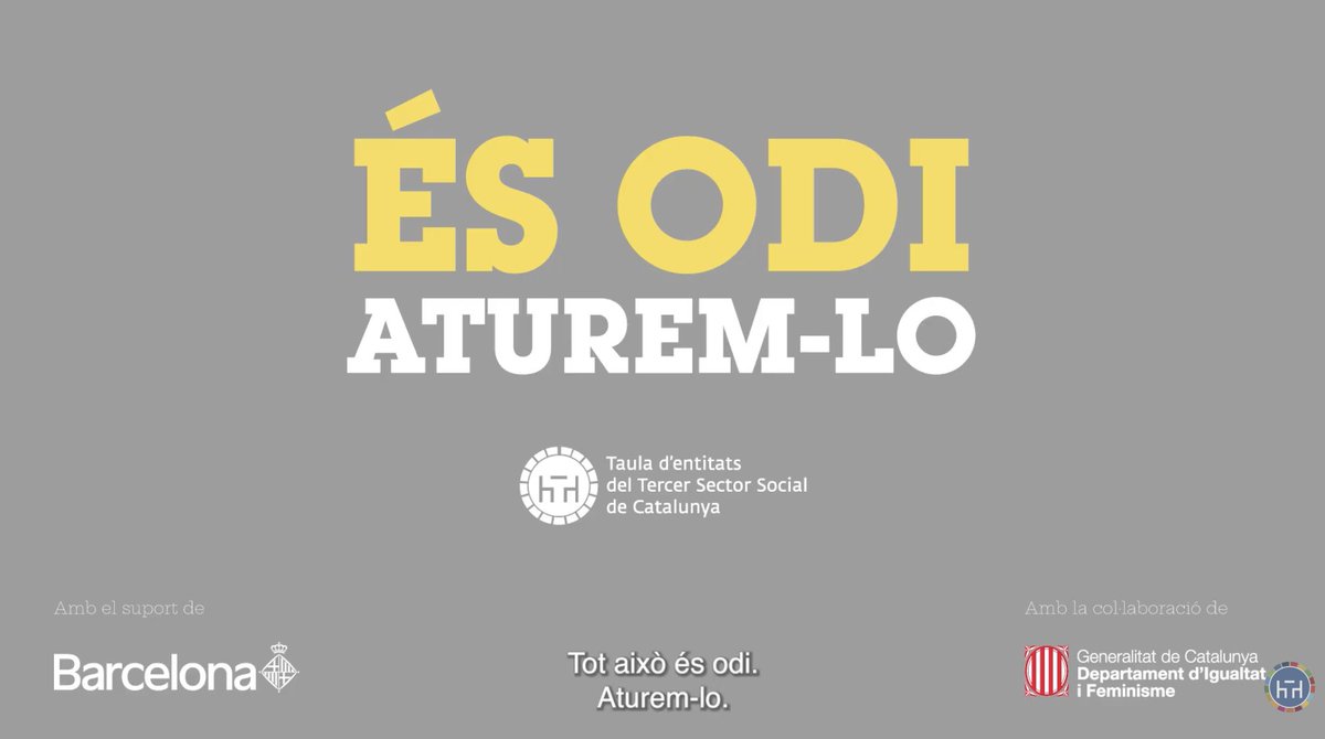 CoopsConsum's tweet photo. Els discursos d'odi s'escampen. Són a tot arreu.  

✊ Des del cooperativisme de consum defensem una societat inclusiva, justa i respectuosa amb tothom.   

Per això ens sumem a la campanya de la @Taula3sector   #ÉsOdi.  

https://t.co/vJSTmTlbqn 

https://t.co/AgOdk6Bayd https://t.co/uowJDcgfnn