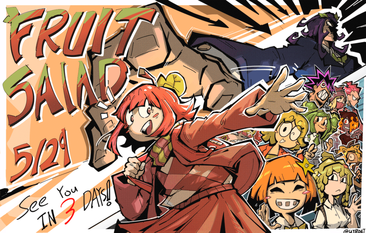 Josh_S2604's tweet photo. 3 Days until the Fruit Salad Pilot Comic 🍎
Artwork done by @UyBoat https://t.co/sCCCQlDTyR