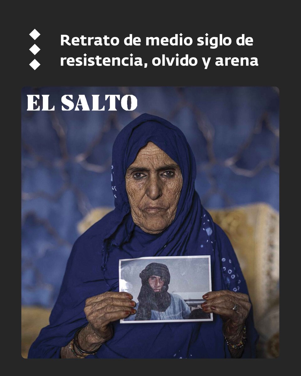 FiSahara's tweet photo. Tras su paso por #FiSahara2026, no os perdáis el fotorreportaje de @JairoExtre en @ElSaltoDiario sobre el medio siglo de resistencia, olvido y arena que sufre el pueblo saharaui.
👉 https://t.co/zS92y6Rsdb
#CaminandoANuestraTierra
#SaharaLibre https://t.co/E1M723hQlp