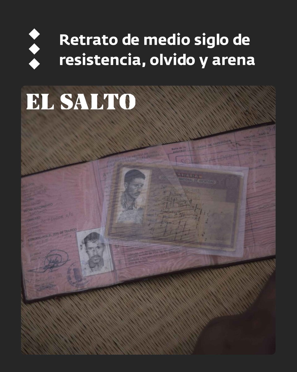FiSahara's tweet photo. Tras su paso por #FiSahara2026, no os perdáis el fotorreportaje de @JairoExtre en @ElSaltoDiario sobre el medio siglo de resistencia, olvido y arena que sufre el pueblo saharaui.
👉 https://t.co/zS92y6Rsdb
#CaminandoANuestraTierra
#SaharaLibre https://t.co/E1M723hQlp