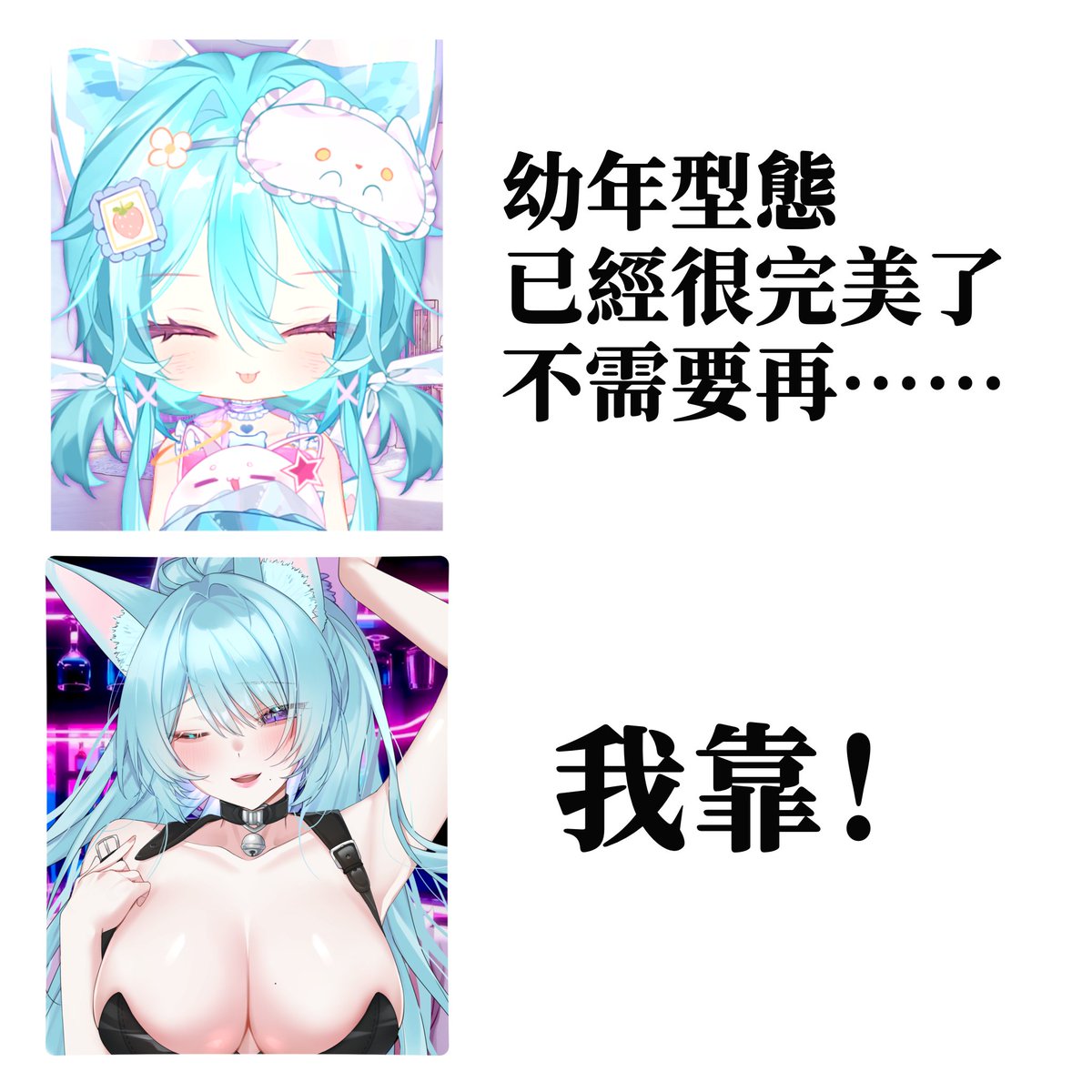 阿哇哇Awawa🪐🐶可蘿可御雙聲系Vtuber tweet media