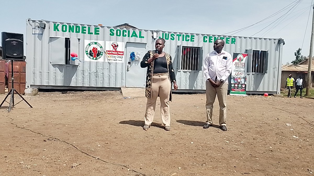 social_wg's tweet photo. We mark a major milestone as we officially launch the new offices of @JusticeKondele. A new space to strengthen community organizing, defend human rights, challenge injustice and build people powered solutions for social change. We appreciate @IJMKenya for making this possible. https://t.co/iV5YDNiDjm