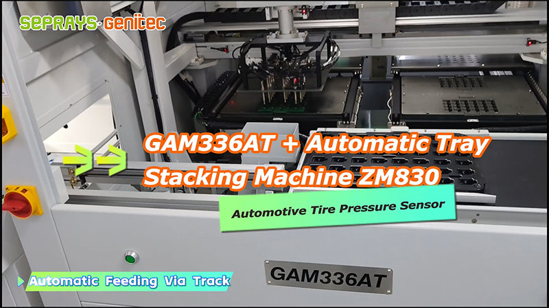 Seprays's tweet photo. Automated PCB depaneling is becoming more integrated in 2026 🚗⚙️

The GAM336AT + ZM830 solution combines:
✔ Depaneling
✔ Pallet conveying
✔ Automatic stacking
✔ Continuous production flow

Especially valuable for automotive electronics manufacturing.

#PCB #PCBA #SMT https://t.co/TjU7BOfa1n