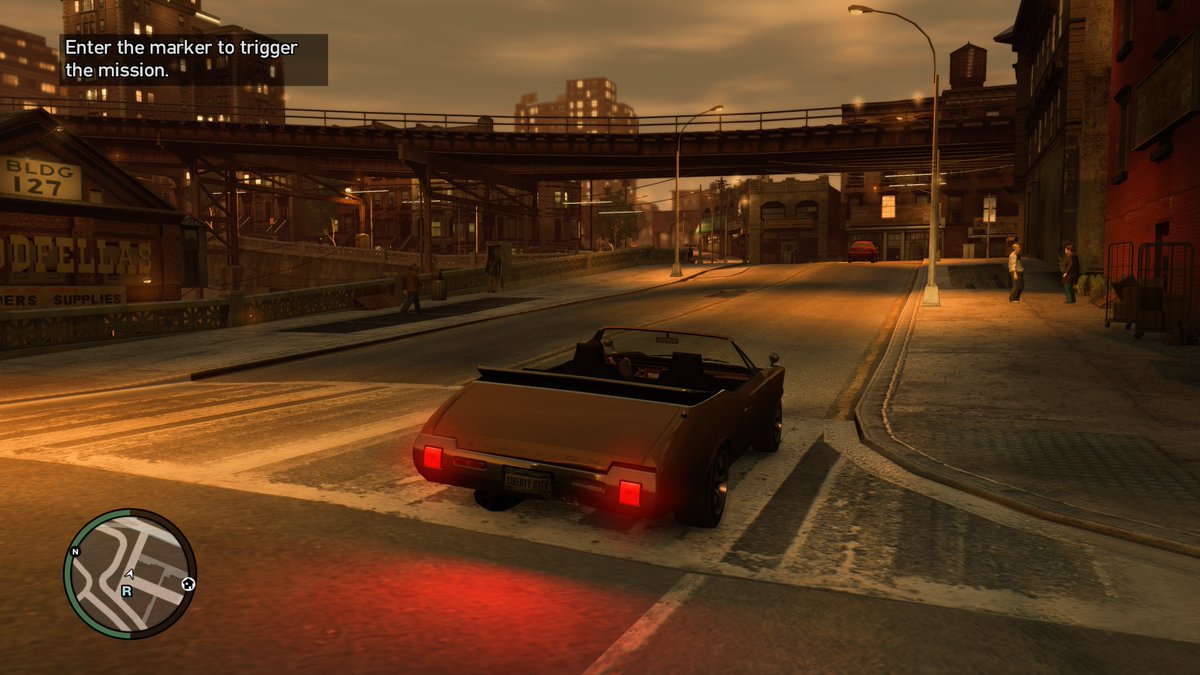 Dreamboum's tweet photo. Modders really saved the GTA4 PC port after so many years. I can't believe how good it is and how it finally realizes the dark and somber environment that was available on consoles now with proper driving physics to boot https://t.co/QoxfjnqLzP