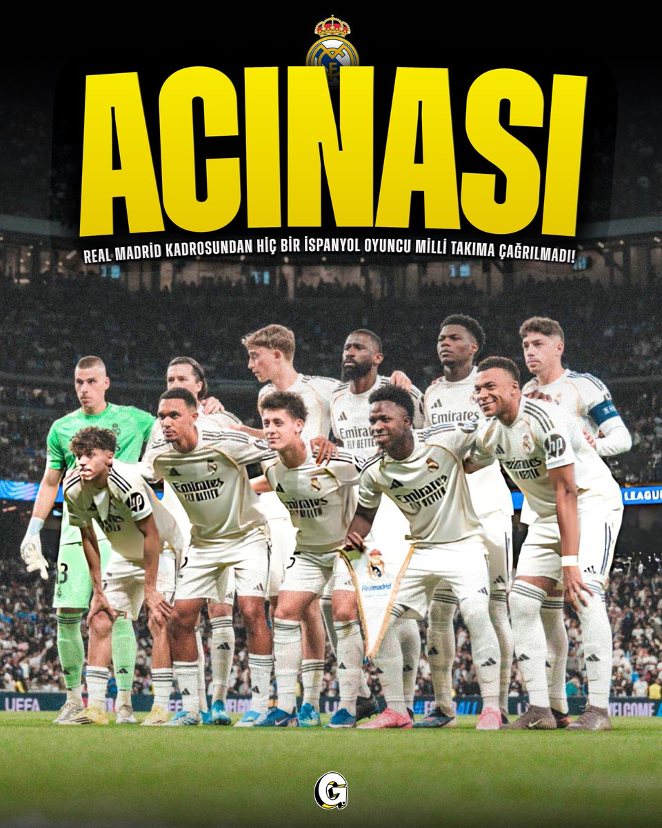 golevra's tweet photo. 🇪🇸 Dünya Kupası için açıklanan İspanya Milli Takımı kadrosu, Real Madrid cephesinde büyük hayal kırıklığı yarattı.

La Fuente’nin listesinde Barcelona’dan 8 oyuncu yer alırken, Real Madrid’den hiçbir futbolcunun alınmaması İspanyol basınında “acınası” yorumlarına neden oldu. 😳 https://t.co/JCCNf3tMvW