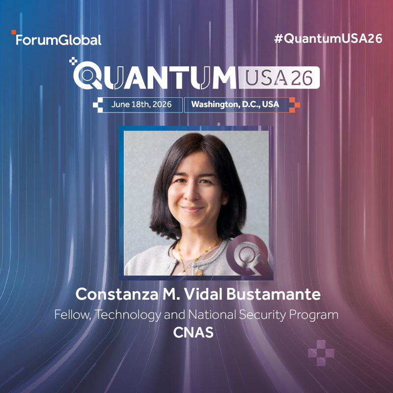 Forum_Global's tweet photo. How can the US build a cohesive national quantum ecosystem?

We are pleased to announce @Constanza_MVB (@CNASdc) as a speaker at #QuantumUSA26 in Washington, D.C. on June 18th.

Constanza will join the opening session to address strategic priorities.

🔗https://t.co/iasaoXC9ZP https://t.co/ATT2WwLbDF