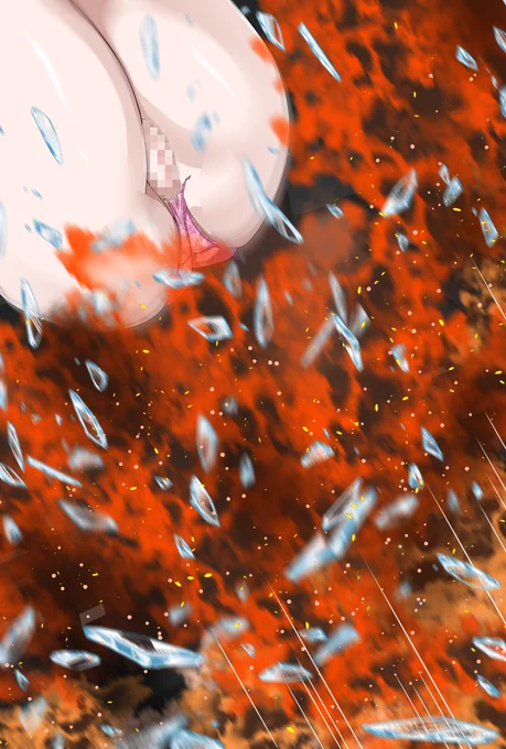 ご依頼作品を納品しましたので公開します 残酷無慈悲なコックピット爆破描きました 美しいパイロットスーツ姿、たわわな胸も魅惑の太ももも吹き飛びました( ;∀;) #Skebリクエスト募集中 ハードな性癖も描けちゃうのです