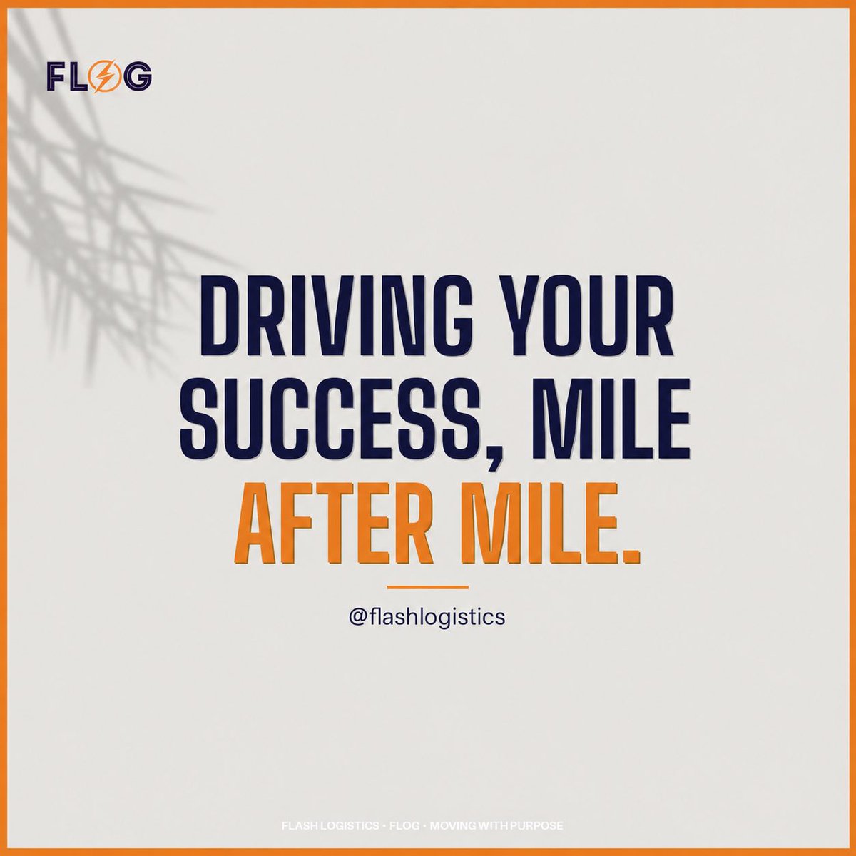 FlogHQ's tweet photo. Every mile is a promise kept. At FLOG, we show up on time and every time because your success is our mission.

#FlashLogistics #FLOG #MovingWithPurpose #DrivingSuccess #NGOLogistics https://t.co/BEGe2T1cqO