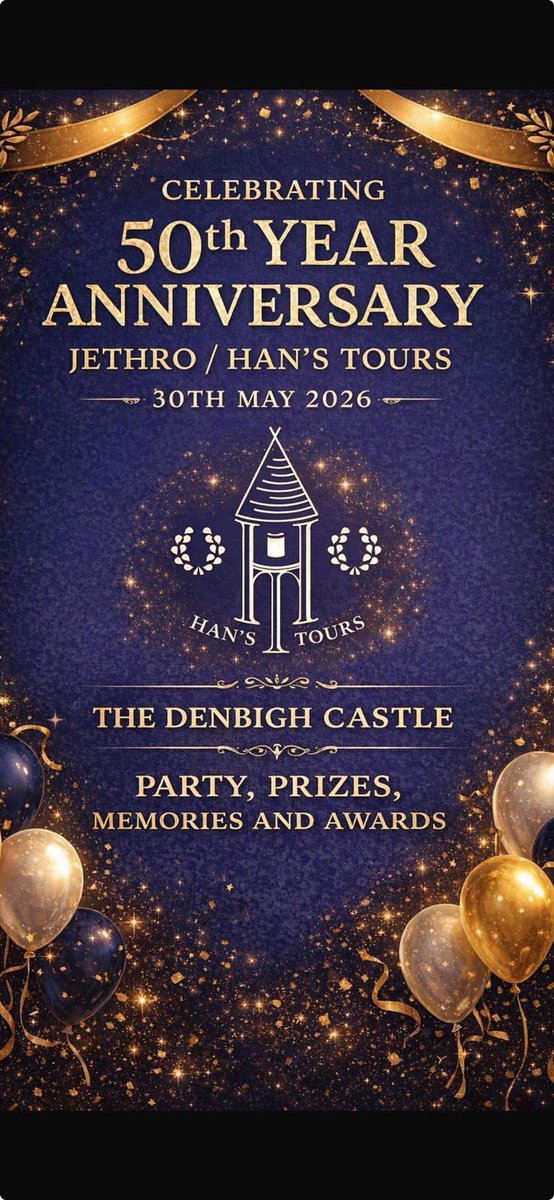 Hanstours's tweet photo. This Saturday, come and join us @DenbighCastl 💙 https://t.co/gLBBON7yYQ
