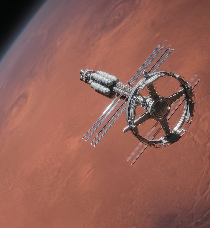 MarcinMarq3897's tweet photo. Rosinante from the "The Expanse" series and Helions from Apple "For all mainkind" series. #scifi #art #conceptart #space #LostInSpaceandTime https://t.co/tWuWakESe8