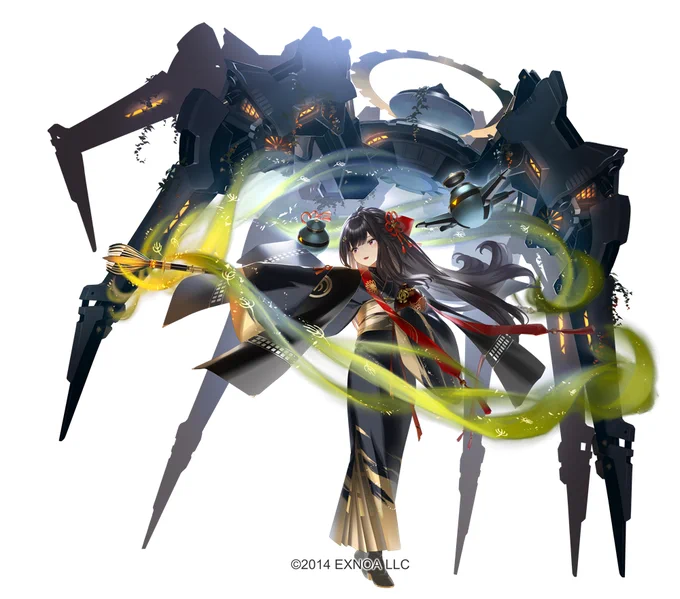 御城プロジェクト:REにて「[蛛絲]信貴山城」のイラストを担当させて頂きました。よろしくお願いします。#城プロRE