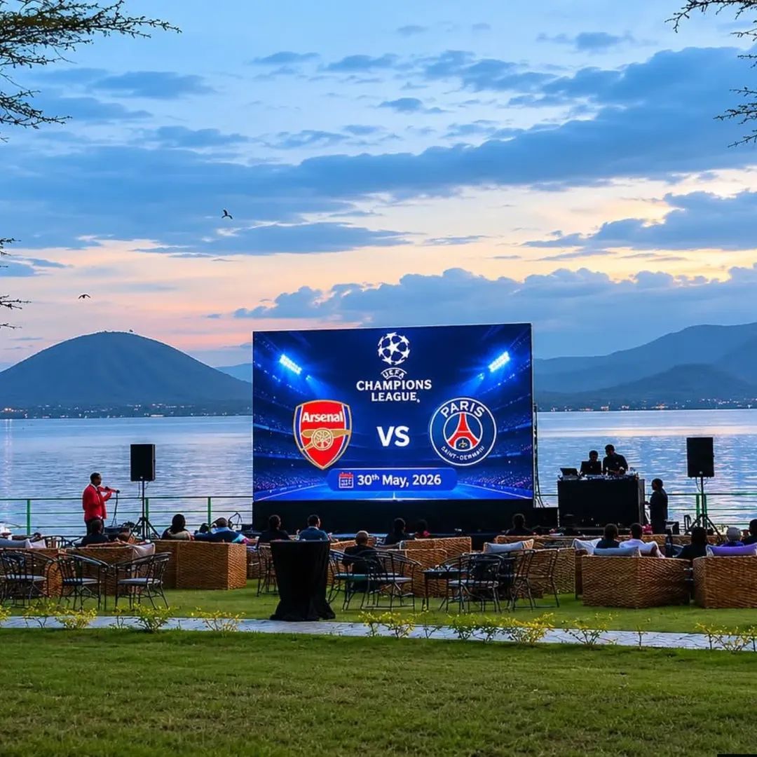 Sentrim_Hotels's tweet photo. Bring your squad, wear your colours and let the final whistle find you surrounded by electric vibes, epic views, great food and drinks. 
📍Sentrim Elementaita Resort, Along the shores of Lake Elementaita
☎️ 0796 890 890 / 0781 890 890
📧reservations@sentrim-hotels.com

#Sentrim https://t.co/mLowAHGJ3p