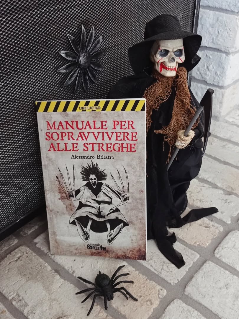 Scheletri's tweet photo. Non è un romanzo e neppure un saggio. Il “Manuale per sopravvivere alle Streghe” è un’esperienza diversa. Provalo 😏
Disponibile su Amazon con un sacco di illustrazioni a 6.90 € 👇
https://t.co/1ddw1jPnLQ
#libristreghe #manualestreghe #librihorror #scheletriebook https://t.co/XDxkWnarNR