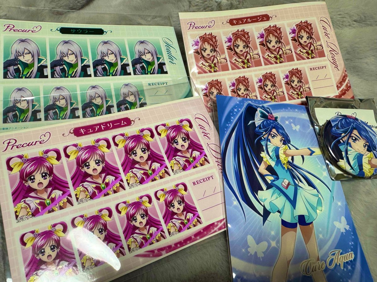 Amakuchi49's tweet photo. アニメイト プリキュア

【譲】 
証明写真 サウラー ルージュ ドリーム
購入特典 アクア
缶バッジ アクア

【求】
レモネード ブンビー

(⚠️缶バと特典はレモネードのみ)

FF外からでもお気軽にお声掛けください🥲︎ https://t.co/vO4Syx8KFE