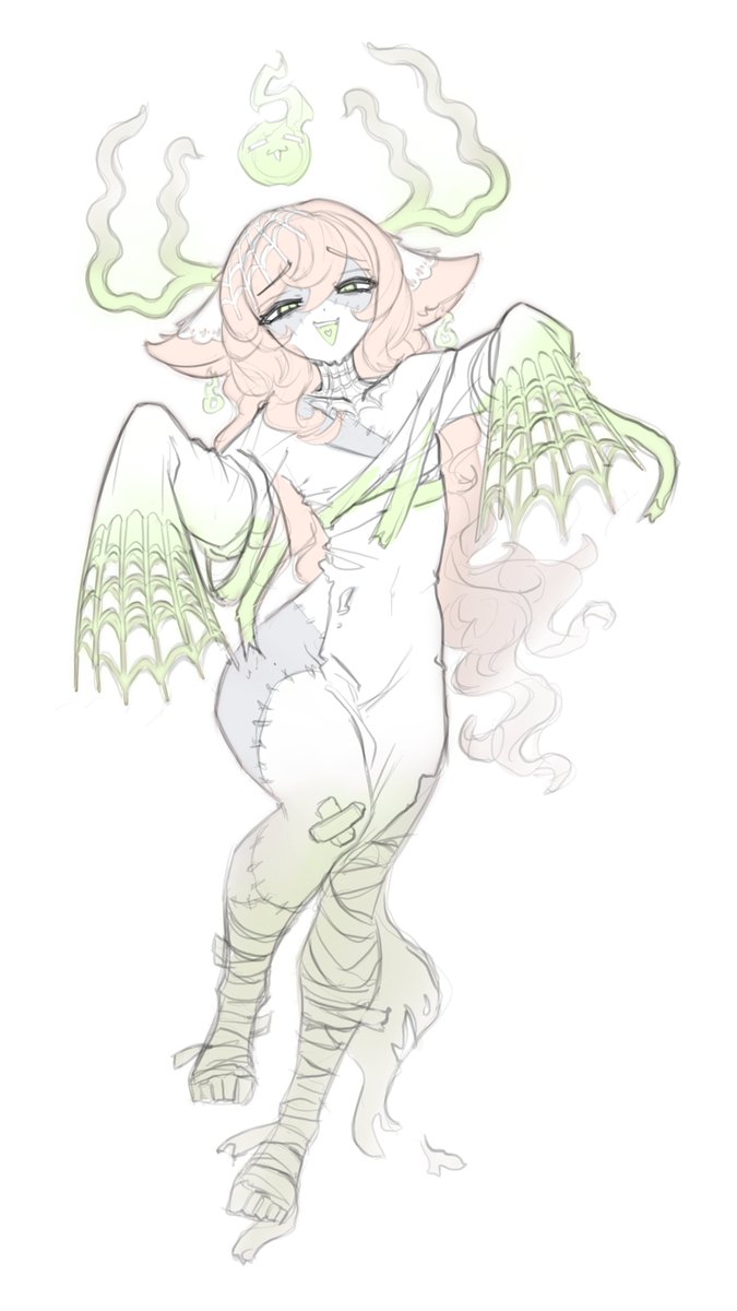 「if i were a ghost deer」|zhvo (comms closed)のイラスト