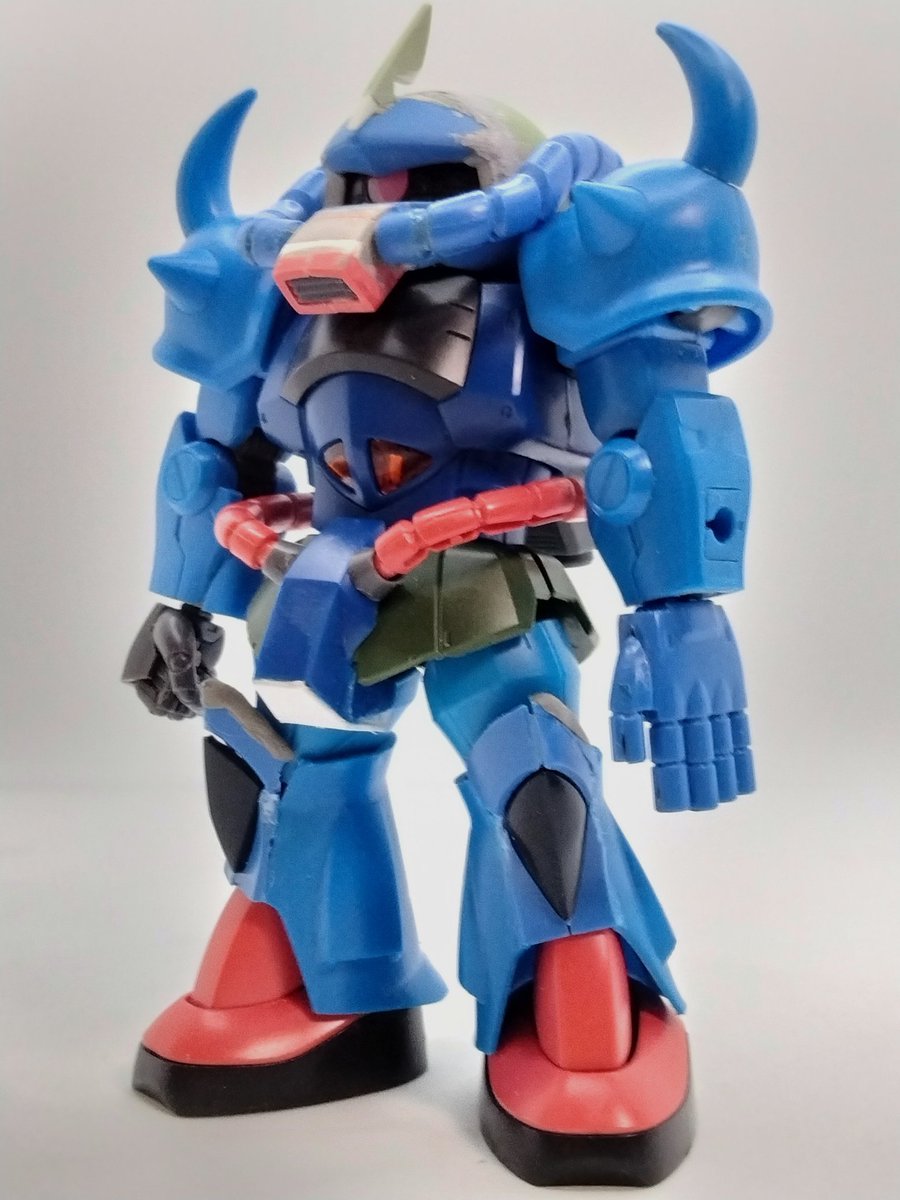 ガンプラ #SDCS #クロスシルエット #SDガンダム #グフ SDCS グフ進捗