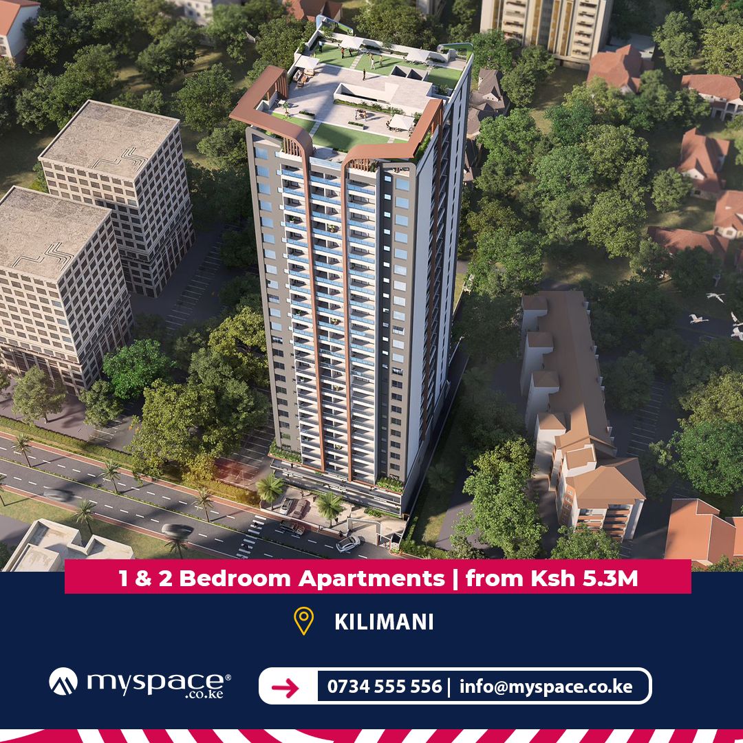 Myspace_Kenya's tweet photo. 1 &amp; 2 Bedroom Apartments for Sale in Kilimani

Discover modern living in the heart of Kilimani with these stylish 1 and 2 bedroom apartments. Perfect for homeowners and investors alike.

#kilimani #forsale #apartmentsforsale https://t.co/0anCa0fAoj
