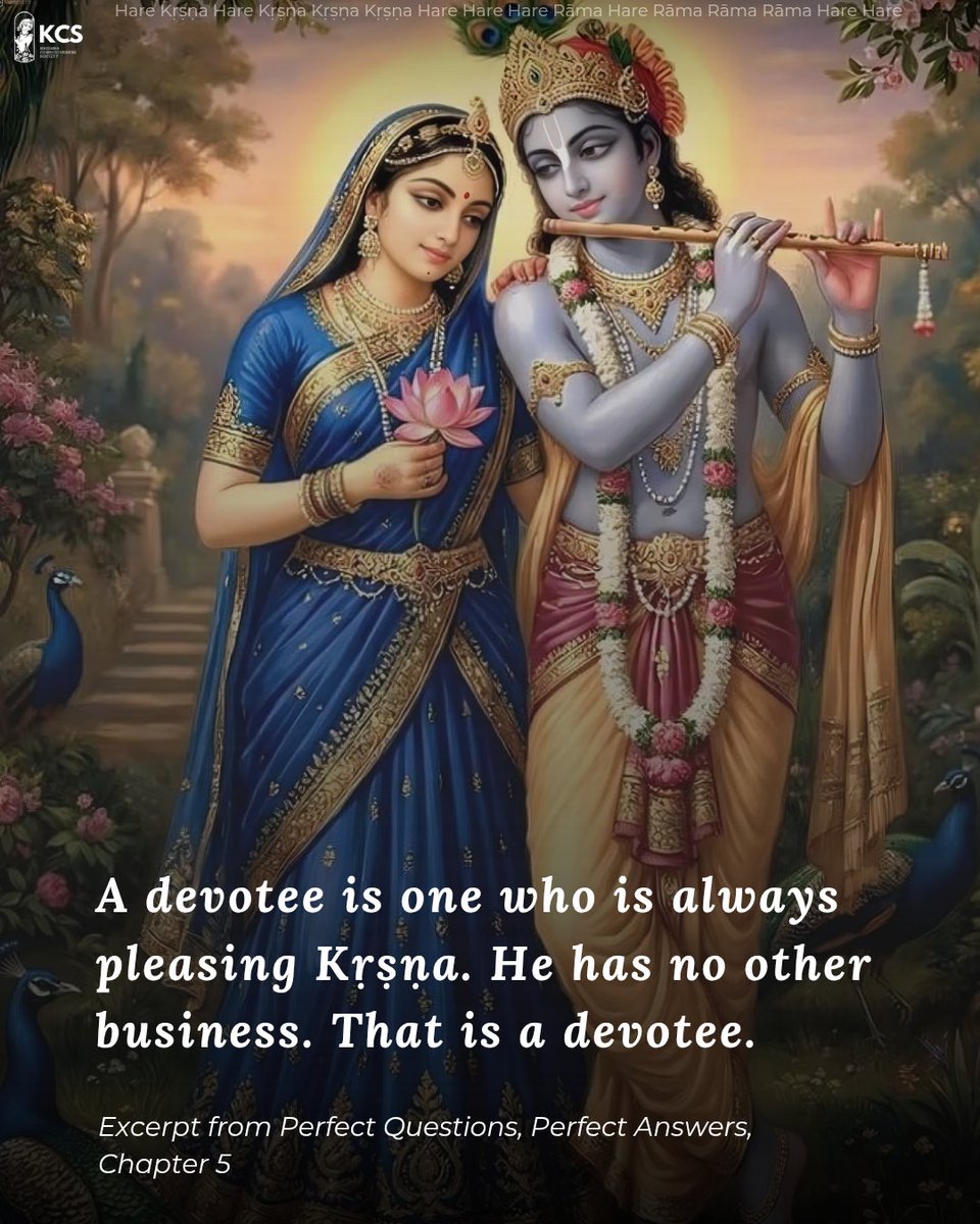 Krishna Consciousness Society tweet media