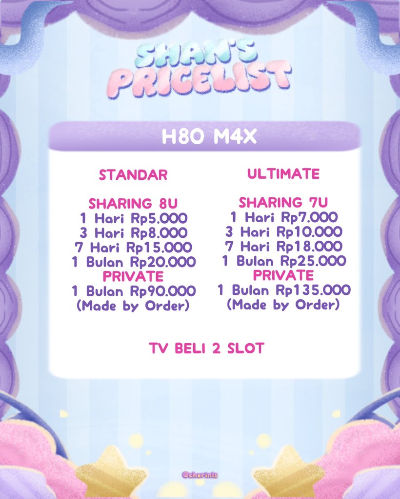 Bintang | WA/DM ke cherinls yaaap 💫 tweet media