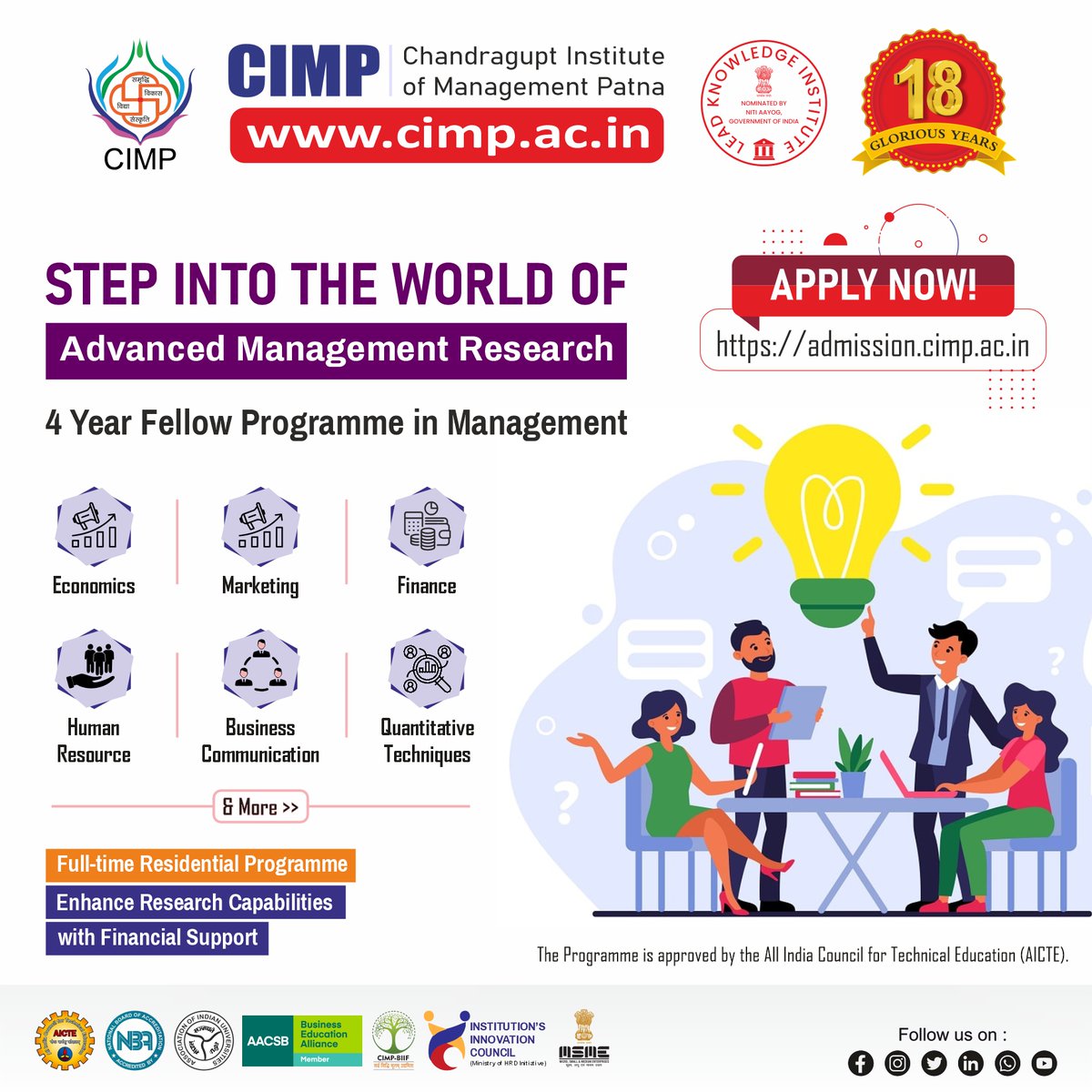 Chandragupt Institute of Management Patna (CIMP) tweet media
