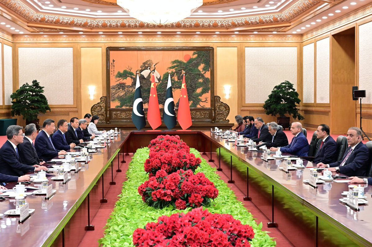 taahir_khan's tweet photo. #Pakistan #China Joint Statement on #Afghanistan, #Urumqi talks, #terrorism banned #TTP #ETIM
Pakistan and China issued a Joint Statement on May 26, 2026 at the conclusion of Prime Minister Shehbaz Sharif’s @CMShehbaz visit to China from May 23 to May 26. The statement also covered Afghanistan, Pak-Afghan Taliban meetings and security related issues;
“The Pakistani side spoke positively of the successful holding of the informal talks among China, Afghanistan and Pakistan in Urumqi, Xinjiang, China in April 2026, and welcomed the Chinese side to provide a dialogue platform for communication between Pakistan and Afghanistan. Both sides agreed to stay in close communication and coordination on the issue of Afghanistan. The two sides stressed on the need of not allowing any individual, group or party, including the Tehreek-e-Taliban Pakistan (TTP), the Eastern Turkistan Islamic Movement (ETIM) etc., to use the territories to harm and threaten regional security and interests, or conduct terrorist actions and activities."
The statement says "The Chinese side stands ready to work with the Pakistani side to fully implement the GSI, establish the China-Pakistan Security Partnership, conduct continued bilateral and multilateral counter-terrorism cooperation, and strengthen military-to-military cooperation, so as to further play a positive role in promoting regional peace and stability. The Pakistani side will take targeted steps to strengthen security measures and cooperation to ensure the safety of Chinese personnel, projects and institutions in Pakistan. China supports Pakistan in its continued and firm fight against terrorism. Both sides called on the international community to enhance counter-terrorism cooperation, and reaffirmed their firm opposition to applying double standards on counter-terrorism or to politicizing and instrumentalize counter-terrorism."