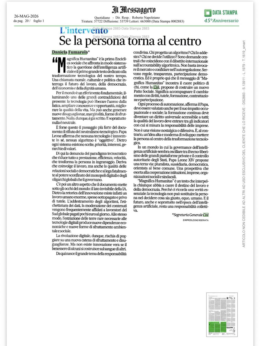 CISL Nazionale tweet media