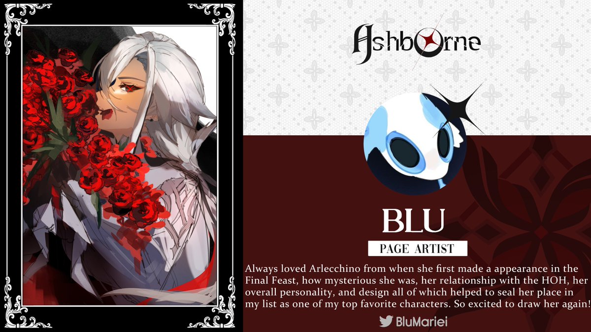TheKnaveZine's tweet photo. ❌ CONTRIBUTOR SPOTLIGHT ❌

Meet @BluMariei, one of our spectacular artists, now joins the House of the Hearth and she is eager to stand before Father! 🌹 https://t.co/57YfrBoQWP