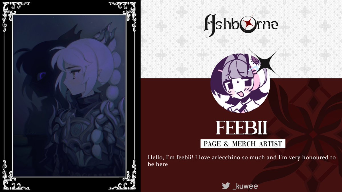 TheKnaveZine's tweet photo. ❌  CONTRIBUTOR SPOTLIGHT ❌

Rejoice, for Father has given her approval!

 @_kuwee  has now been acknowledged as a new member of the House of the Hearth.🩶 https://t.co/t45cHBAD5t