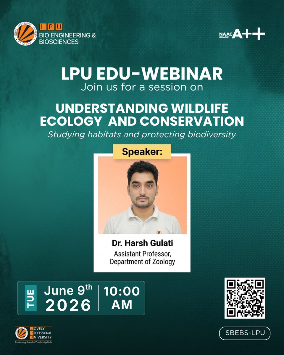 LPU School of Bio Engineering and Biosciences tweet media