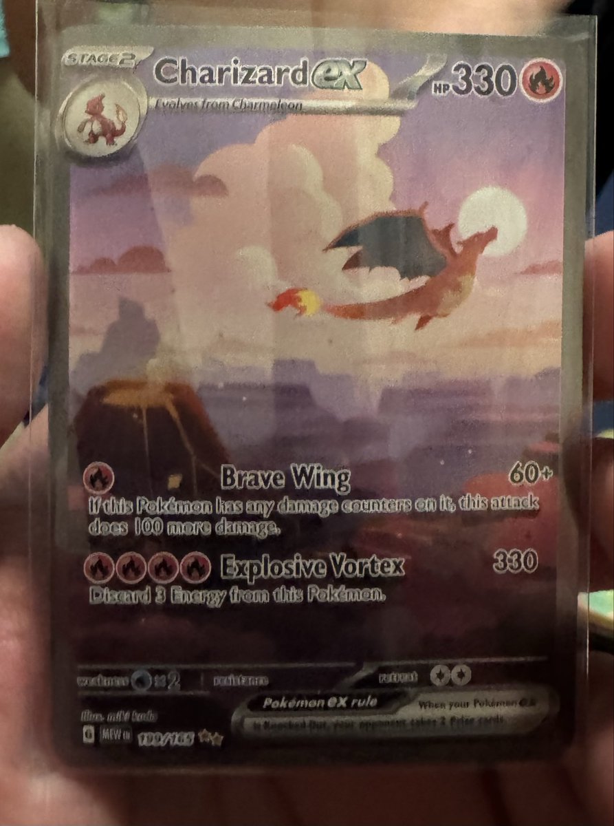 DAym4720's tweet photo. @Deviled_meggs_ I got a few, but Charizard ex is my favourite. https://t.co/83hJROJYJ5