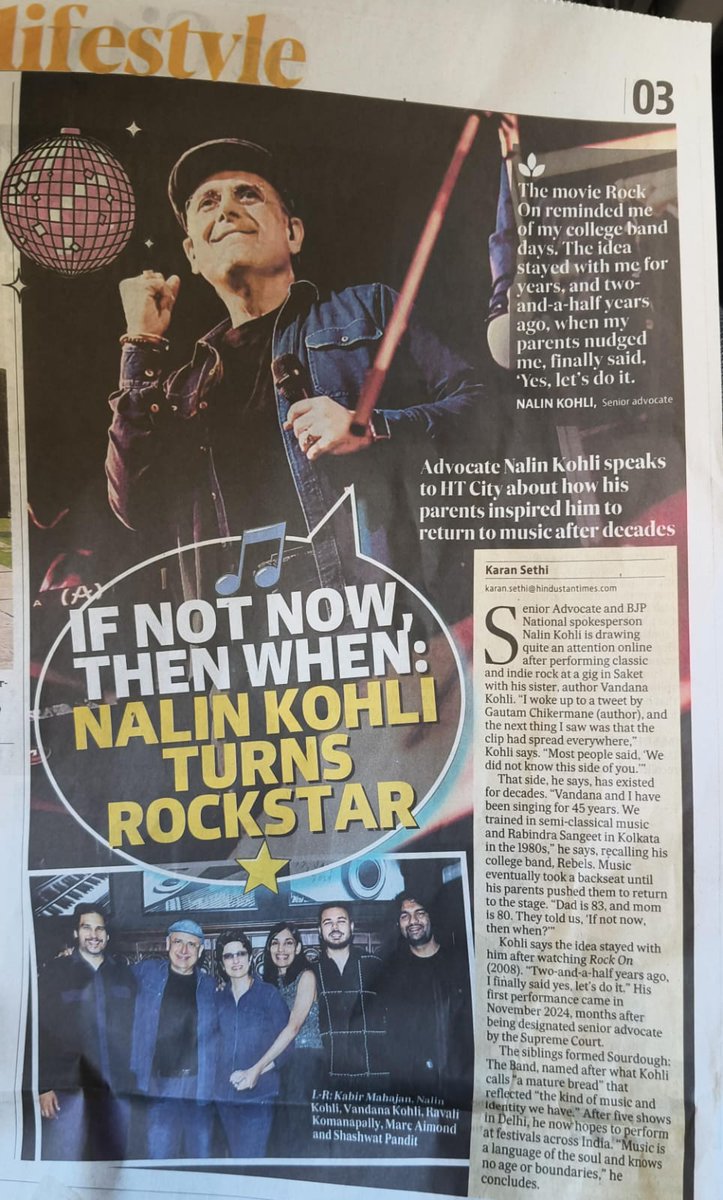 NalinSKohli's tweet photo. Thank you @htcity @Karansethi042 ! https://t.co/O63ru3EHBV